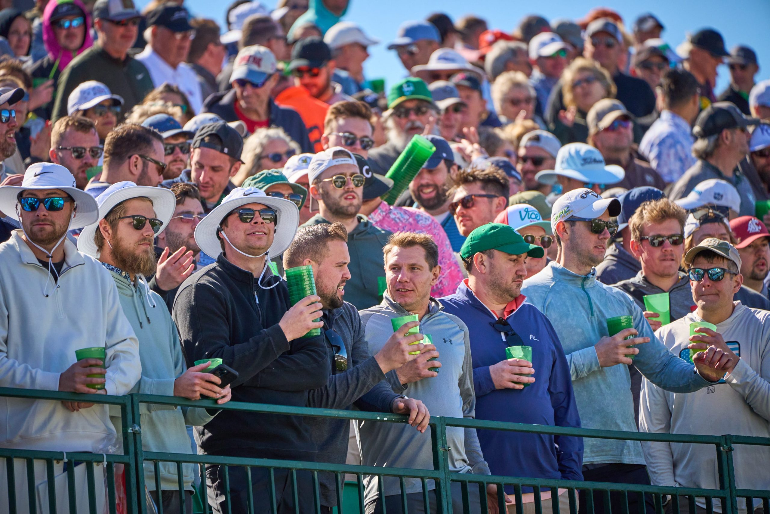 Fans at the 2023 WM Phoenix Open